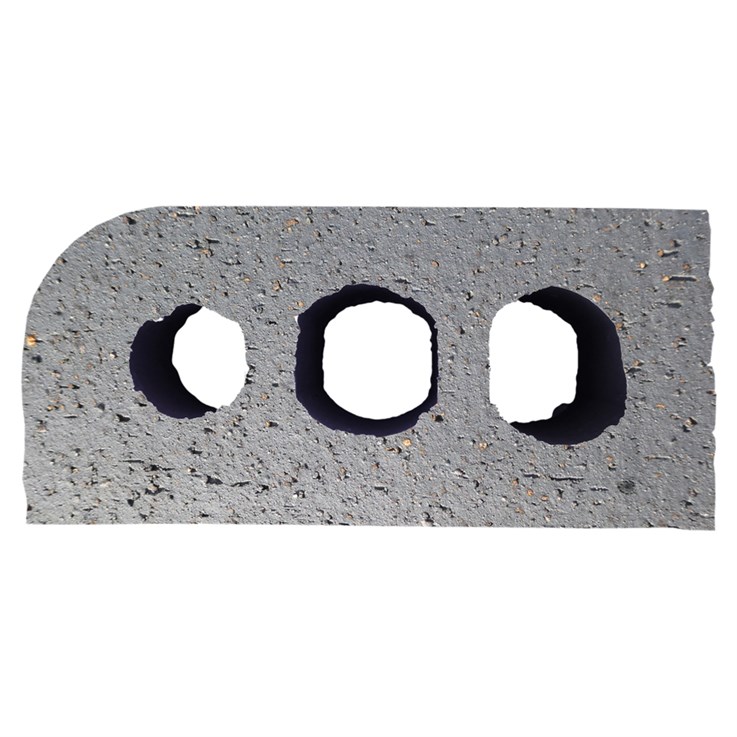 BN1.2 Single Bullnose Brick Blue 65mm